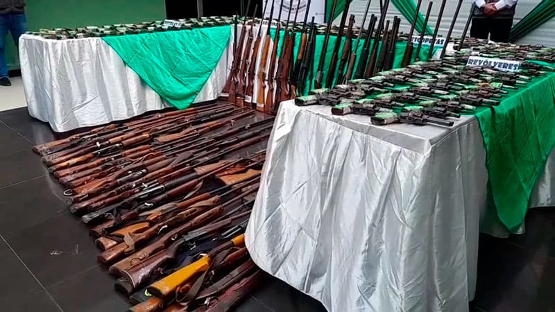 Sucamec incauta armas de fuego en Chimbote