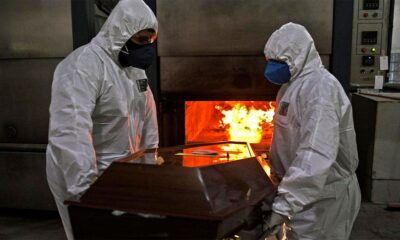 Cremación de cadáveres durante la pandemia