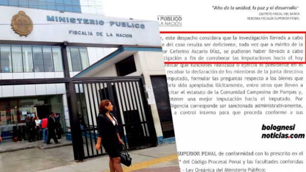 César Gonzáles Méndez, fiscal investigado por presuntas irregularidades en Conchucos