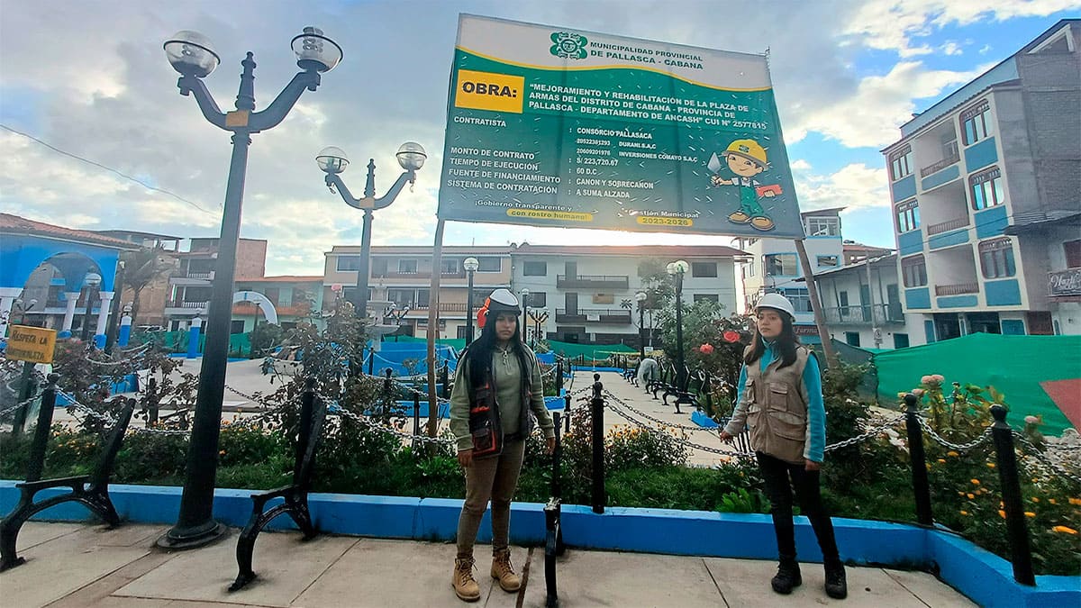 Contraloría detecta irregularidades en el mejoramiento de la plaza de Cabana