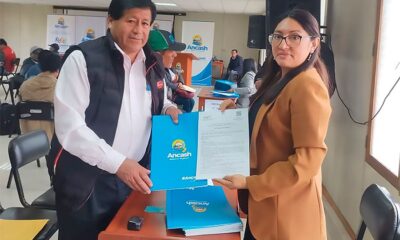 ECOSEM Conhucos firma acta de cofinaciamiento con GORE Áncash