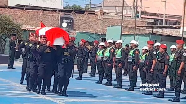 Conmovedor adiós al suboficial Adrián León, héroe del río Santa