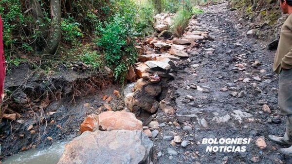 Huaico afecta cultivos en Cabana, Pallasca