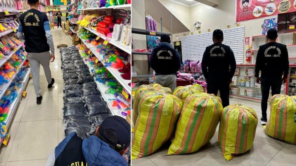 prendas de Cuna Más incautadas en Huaraz