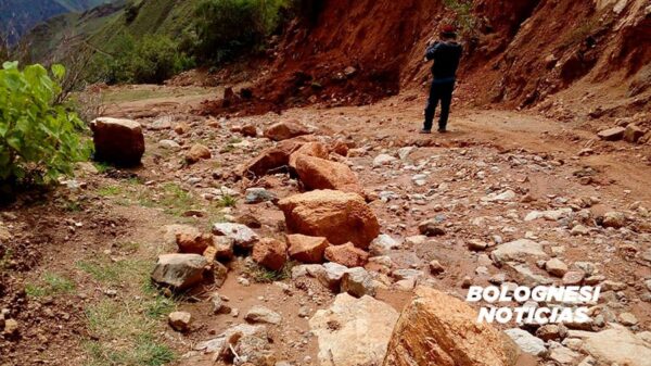 Vías interrumpidas en Pallasca