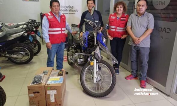Áncash: MTC dona computadoras y motos a municipios provinciales.