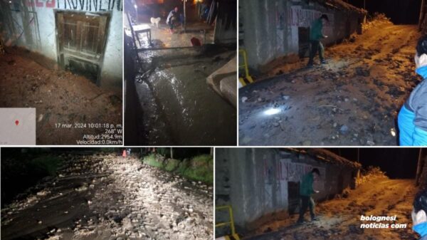 Corongo: huaico bloquea vía nacional Tauca - Bambas