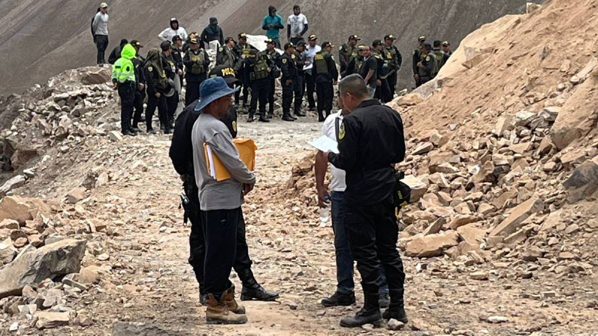 ilegal desalojo de concesión minera denuncia en Tauca