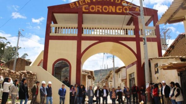 Corongo: Inauguran mirador turístico y arco de entrada.