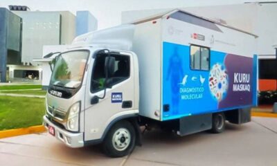 laboratorio móvil del INS en Casma apoya lucha contra el dengue.