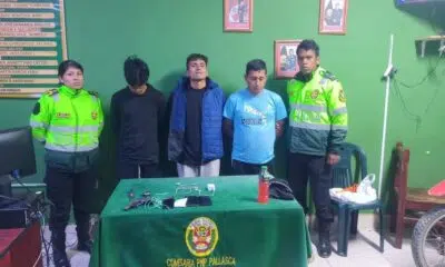 Policía de Pallasca captura a robacarros en Paccha