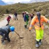 Comunidad Campesina de Pampas, arregla vías sin ser autoridad.