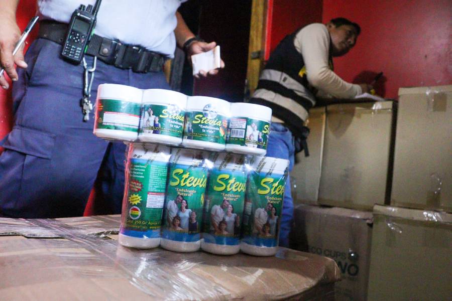 Policía Nacional desbarata banda que falsificaba Stevia.