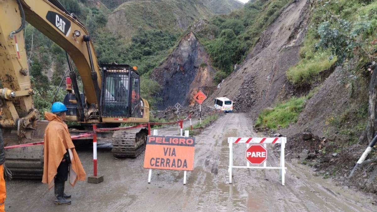 Pallasca: cerro se derrumba y bloquea el tramo Puca – Huandoval.