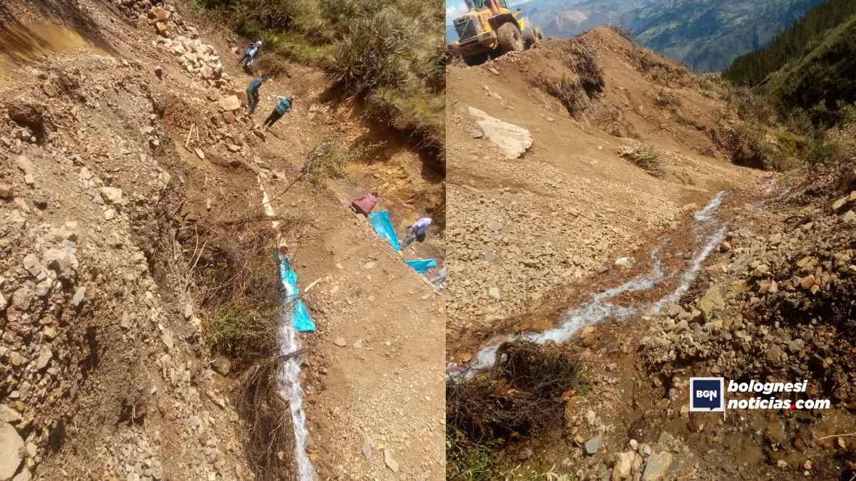 Alerta en Pampas: creación de vía pone en peligro el agua potable.