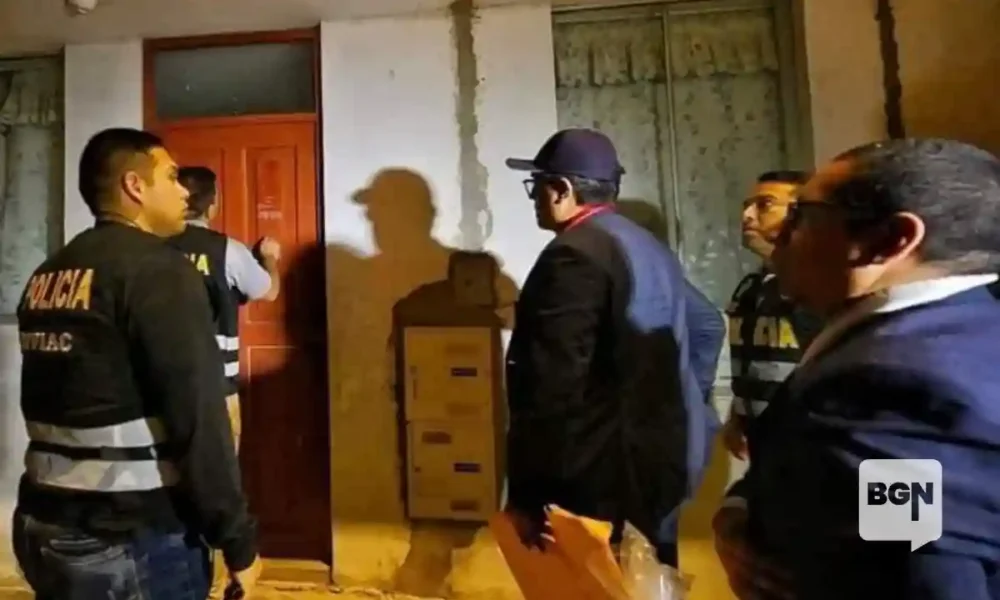 Fiscalía allana inmuebles asociados a congresista Darwin Espinoza.