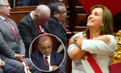 Canciller y hermano de Dina Boluarte se duermen durante discurso.