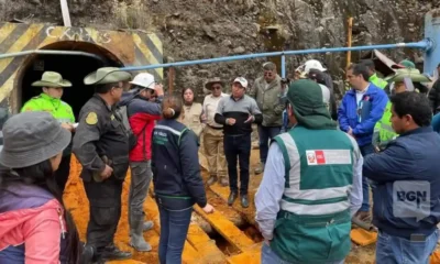 DREM Áncash: río Plata se contaminó por lodo de mina abandonada