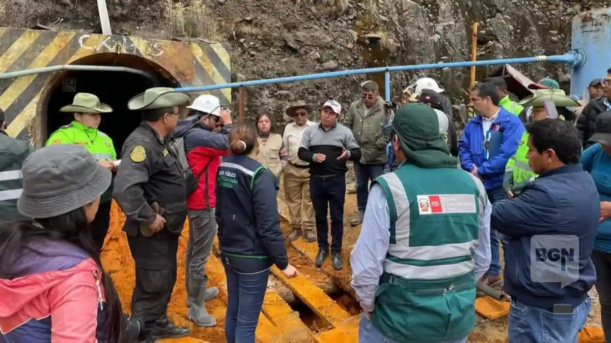 DREM Áncash: río Plata se contaminó por lodo de mina abandonada