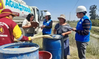 11 mil pobladores dependen de camiones cisterna por la contaminación del río Santa