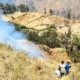 Pallasca: naturaleza apaga incendio forestal en Cabana