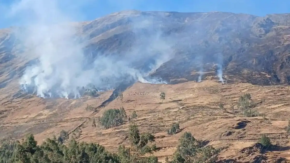 Pallasca: voluntario fallece en incendio forestal en Pampas