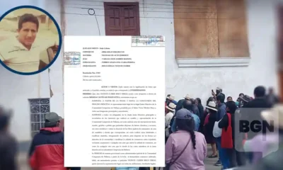 Comunidad Campesina de Pallasca expulsa a Vicente Cleber Risco