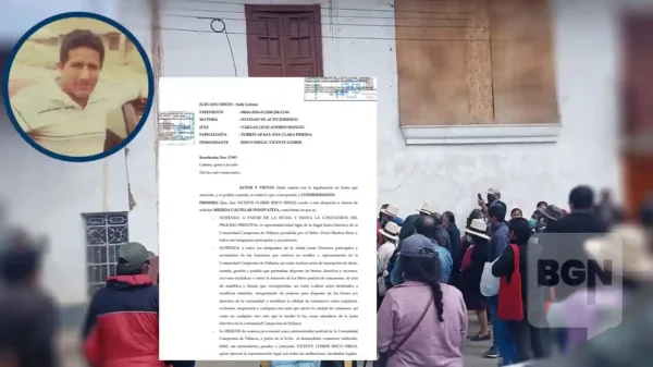 Comunidad Campesina de Pallasca expulsa a Vicente Cleber Risco