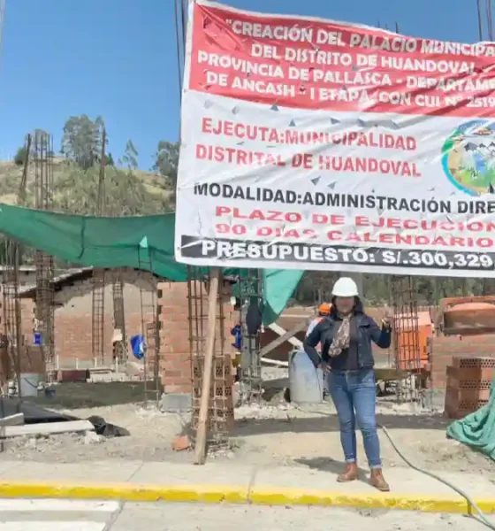 Pallasca: reinician obras del Palacio Municipal de Huandoval