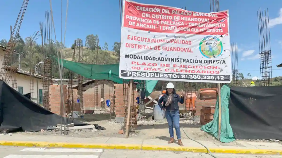 Pallasca: reinician obras del Palacio Municipal de Huandoval