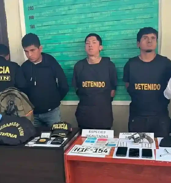 Agente del Grupo Terna detenido en Chimbote por robo armado