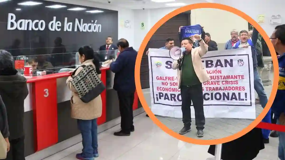 Banco de la Nación: trabajadores anuncian paro de 24 horas