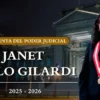 Janet Tello Gilardi elegida presidenta del Poder Judicial para 2025-2026