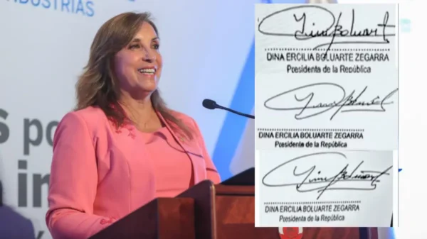 Sospechas de falsificación de firmas de Boluarte durante su cirugía