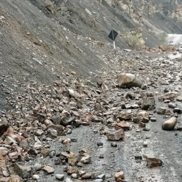 Derrumbes y bloqueo de carreteras en la provincia de Pallasca, Áncash, por intensas lluvias.
