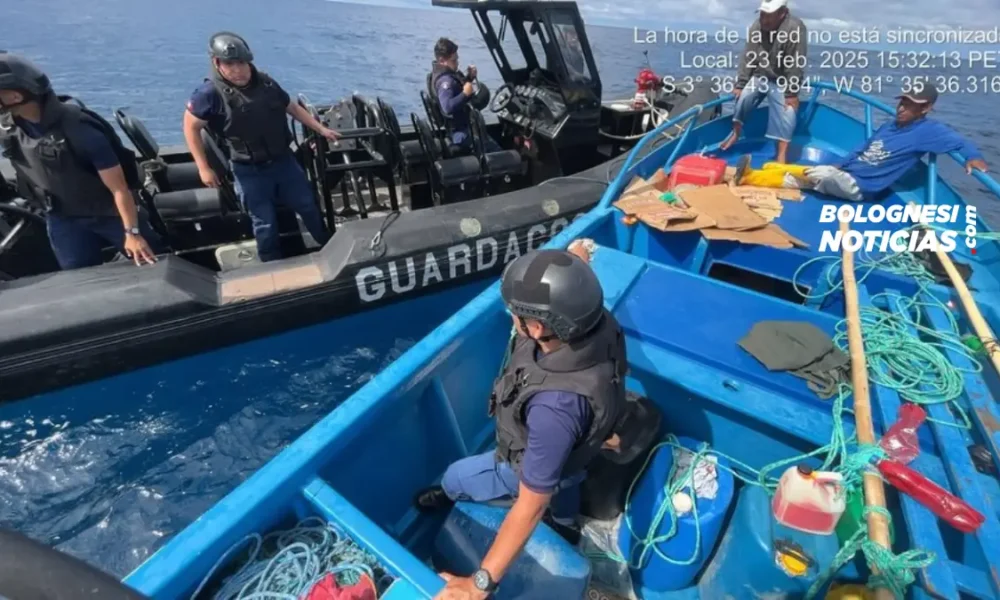 Marina de Guerra interviene pesca ilegal ecuatoriana en aguas peruanas