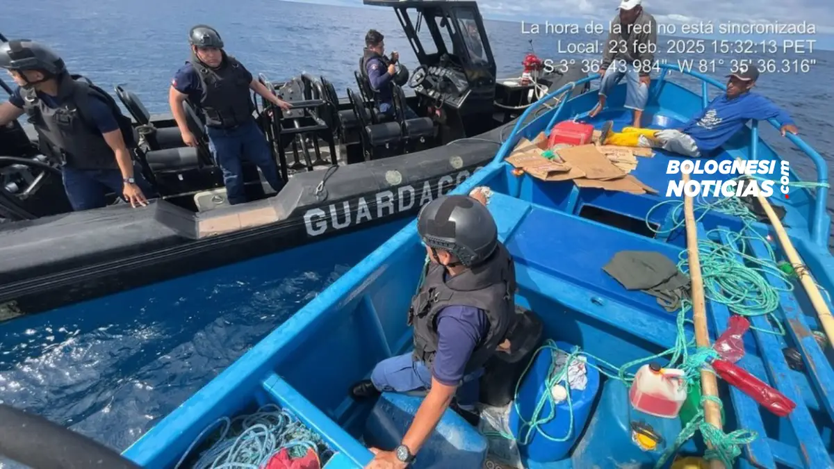 Marina de Guerra interviene pesca ilegal ecuatoriana en aguas peruanas