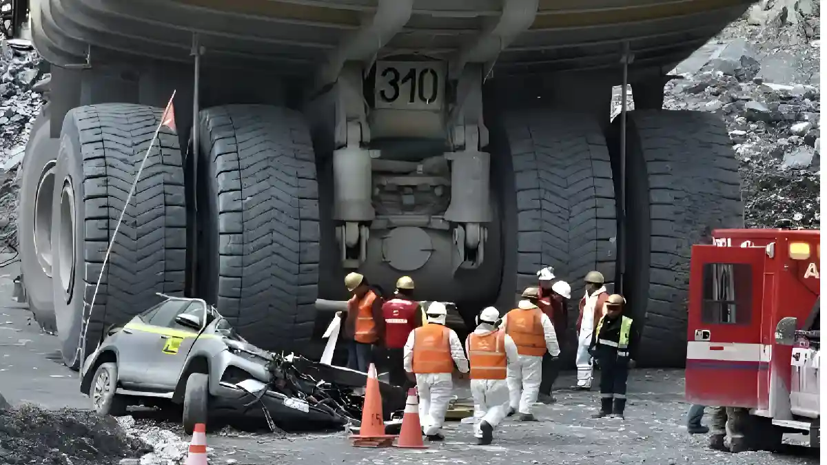 Volquete aplasta camioneta en la minera Antamina tras accidente laboral mortal en Áncash
