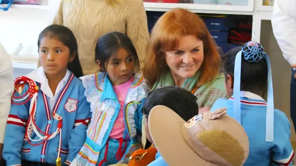 Sarah Ferguson visita Áncash y conmueve con su apoyo a niños en situación vulnerable