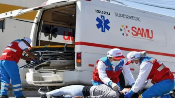 SAMU atendió a más de 9,800 víctimas de accidentes en Lima este año