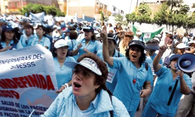14 000 enfermeras paralizan EsSalud: salud bajo presión