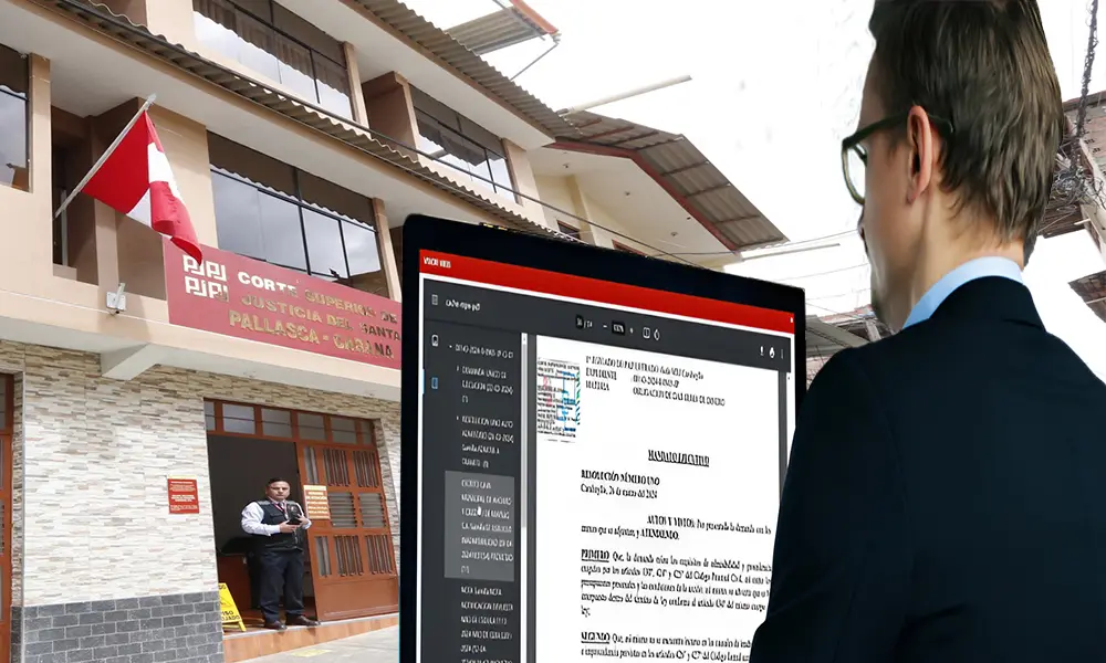 Áncash: Cabana y Corongo modernizan justicia con Expediente Judicial Electrónico