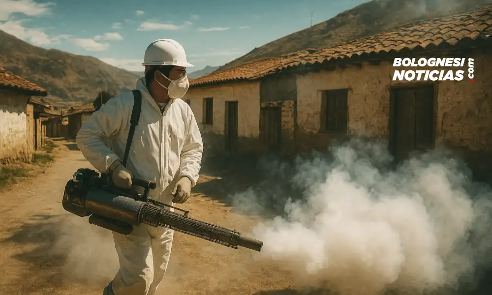 Pallasca inicia campaña de fumigación contra la «uta» para proteger a la población.