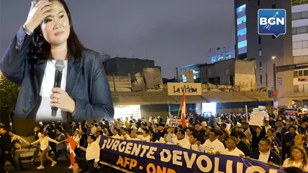 Protestas obligan a Fuerza Popular a culpar al Gobierno por reforma previsional