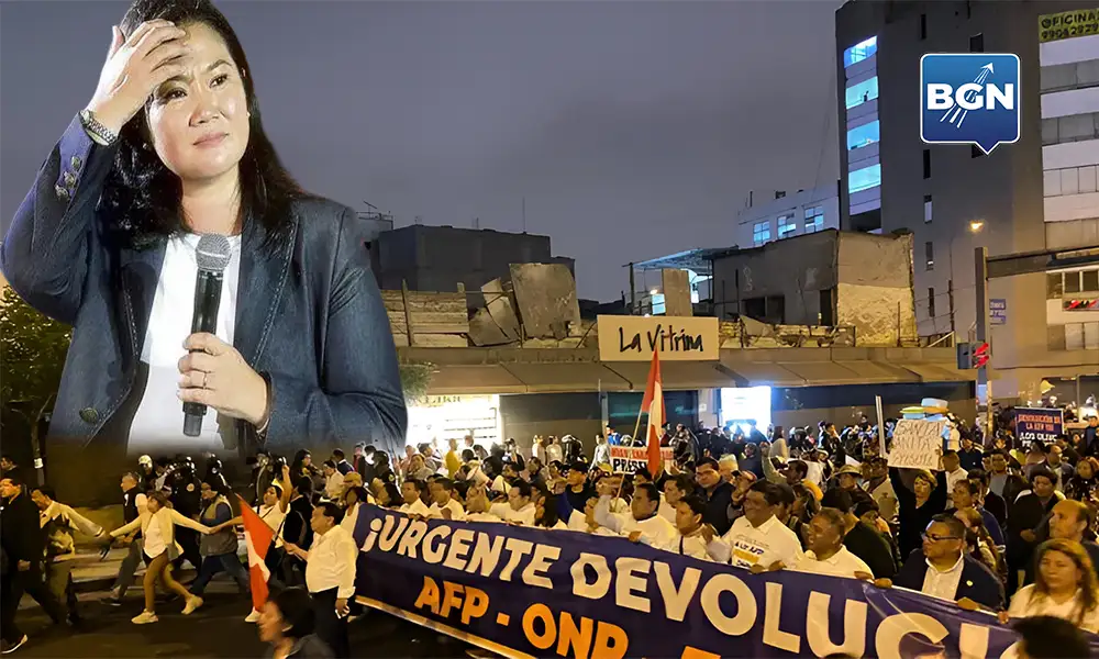 Protestas obligan a Fuerza Popular a culpar al Gobierno por reforma previsional