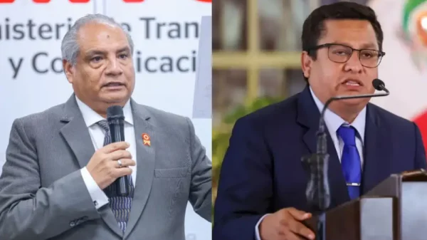 Sandoval deja el MTC y Vásquez el Minsa en víspera electoral