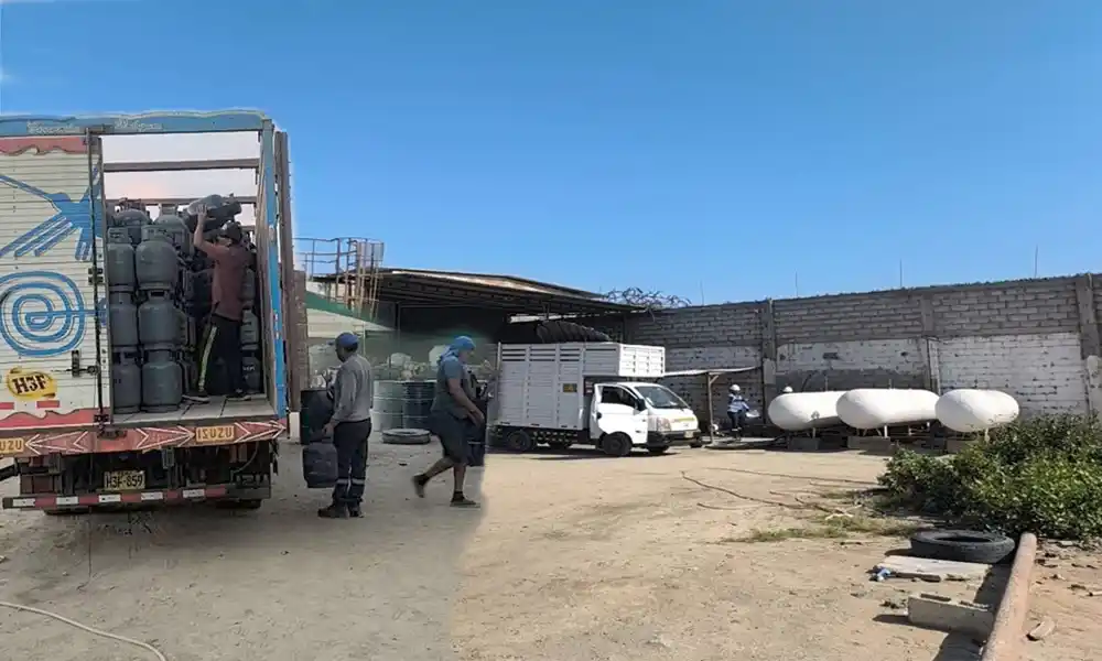 Cae red de gas ilegal en Nuevo Chimbote tras operativo con drones