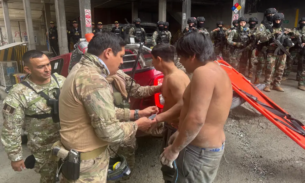 Operación ‘Dante’ libera 15 rehenes y recupera mina tomada por criminales en Pataz