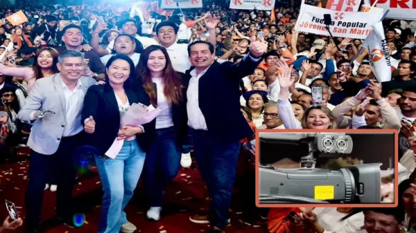 Cámara del Congreso grabó mitin de Keiko Fujimori en Trujillo