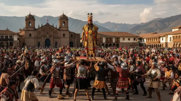 Cajamarca revive la captura de Atahualpa en una gran puesta histórica